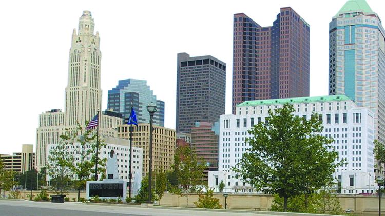 Columbus, OH downtown skyline